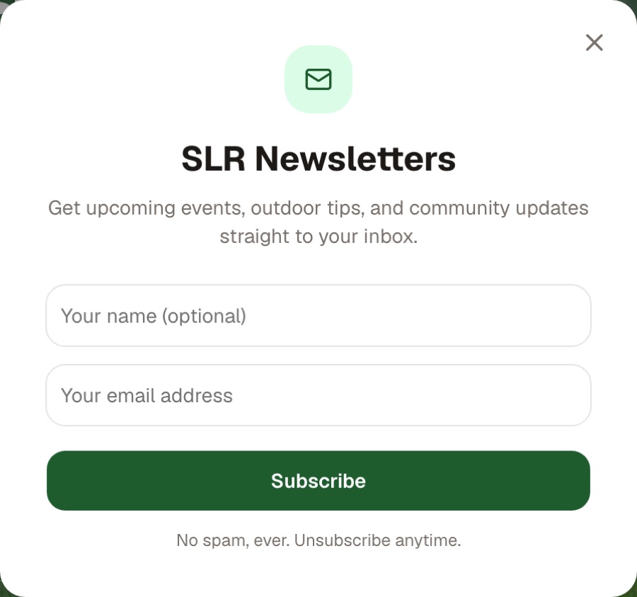The subscribe window